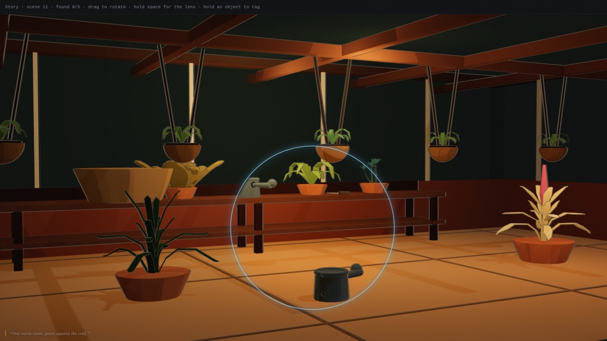 A TTL puzzle: two 3D scenes side by side